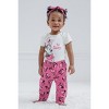 Disney Minnie Mouse Mickey Mouse Marie Baby Girls Bodysuit Pants and Headband 3 Piece Outfit Set Newborn to Infant - 2 of 4