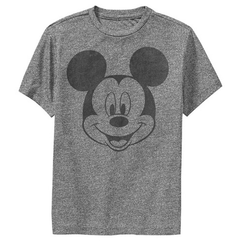 Boy's Disney Mickey Mouse Face Distressed Performance Tee - image 1 of 4