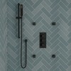 ALFI Black Matte Square Sliding Rail Hand Shower Set - 2 of 4