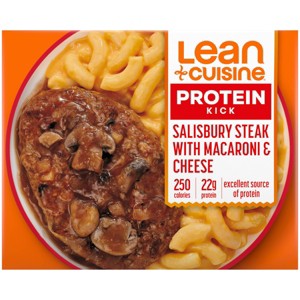 Lean Cuisine Protein Kick Frozen Salisbury Steak with Macaroni & Cheese - 9.5oz - 1 of 4