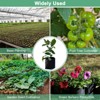 Unique Bargains Thicken Plastic Gardening Seed Plant Bags Nursery Growing Bags Black 200 Pcs - 4 of 4
