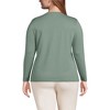 Lands' End Women's Relaxed Supima Cotton Long Sleeve Crew Neck T-Shirt - 2 of 4