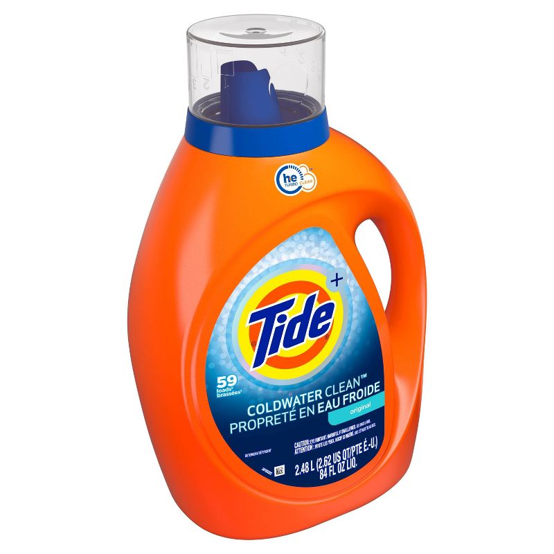 Tide Coldwater Clean High Efficiency Liquid Laundry Detergent - 84 fl oz, 4 of 11