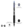uniball 207 Needle Gel Pens Medium Pen Point  0.7 mm Pen Point Size Needle Pen Point Style Retractable Blue Blue Barrel - Pack of 12 - 3 of 4