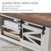 OKD 48'' Farmhouse Coffee Table with Storage & Sliding Barn Doors - 4 of 4