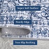 Washable Area Rugs Oriental Distressed Carpet with Non-Slip Backing, Traditional Floral Area Rug, Soft Vintage Printed Home Decor for Living Room - 4 of 4