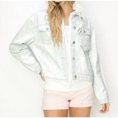 Women's Hillary Denim Layered Hodded Jacket - RISEN