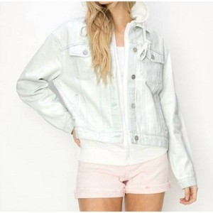 Women's Hillary Denim Layered Hodded Jacket - RISEN - 1 of 4