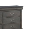 Acme Furniture 57" Louis Philippe Dresser Dark Gray Finish - 4 of 4