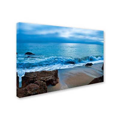 Trademark Fine Art -Lori Hutchison 'Zuma Beach' Canvas Art