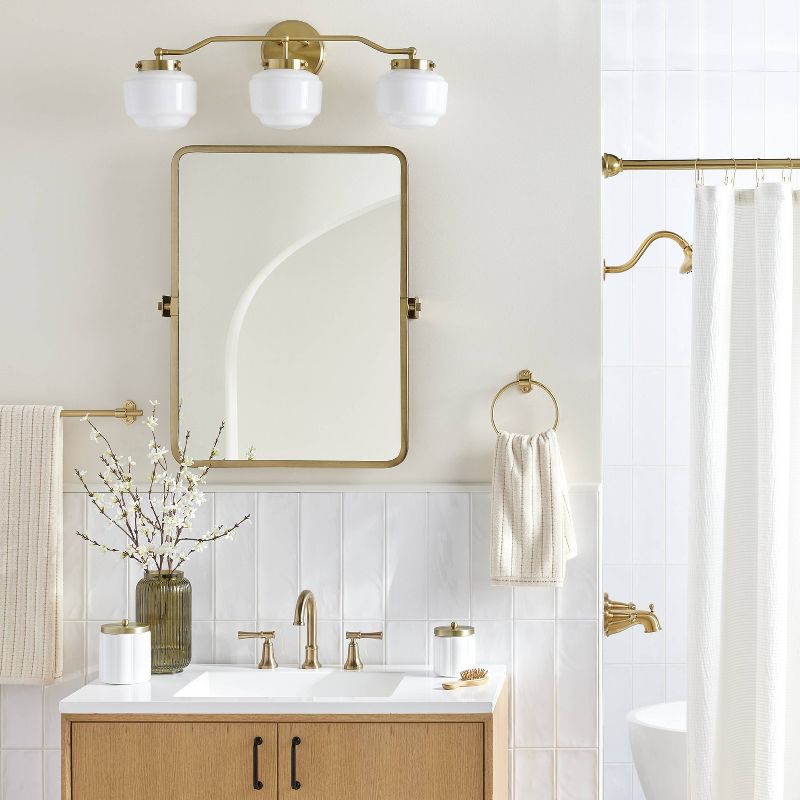 22"x30" Rectangular Bathroom Vanity Pivot Mirror - Hearth & Hand™ with Magnolia, 3 of 7