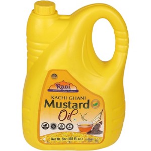 Mustard Oil (Kachi Ghani) - 169 Ounce (5 Liter) - Rani Brand Authentic Indian Products - 1 of 4