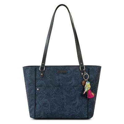 Sakroots Women's Bag in Eco-twill, Large & Roomy With Zip Closure, Sustainable Durable Design, Lining Made fro Tote, Indigo Spirit Desert, One Size US