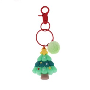 Unique Bargains Christmas Keychain with Lobster Clasp 1 Pc - 1 of 4