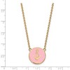 Black Bow Jewelry 14k Yellow Gold Plated Sterling Silver Delta Gamma Greek Life Necklace 18 Inch - 3 of 4