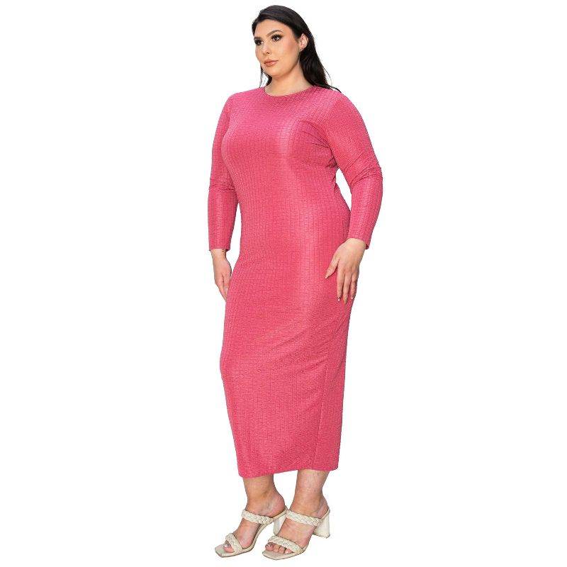 L I V D Women's Kylo Textured Bodycon Dress, 2 of 4