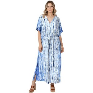 knee length dresses for ladies Double-Strap Tied Swim Dress main image 1
