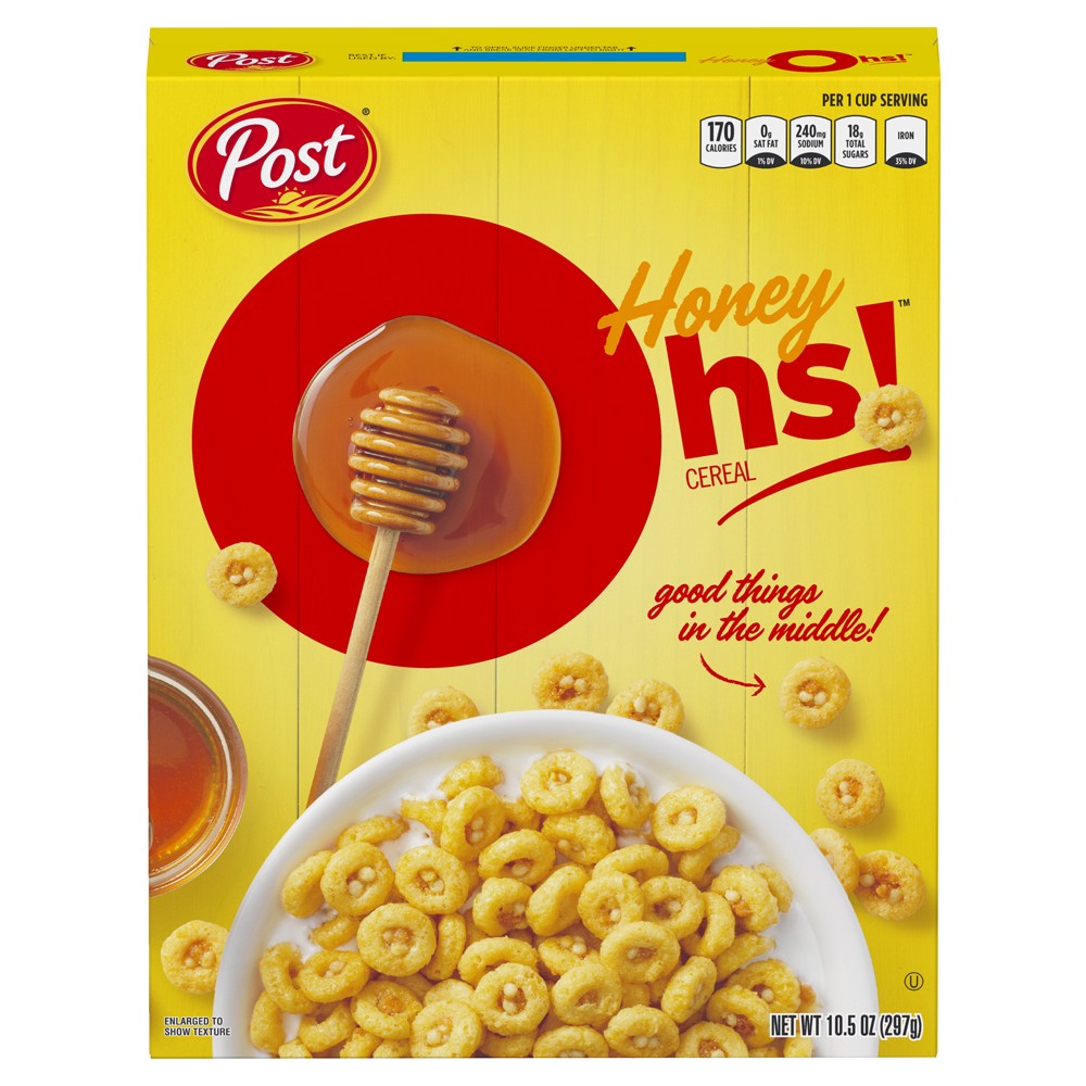 UPC 030000078433 product image for Post Honey Graham Oh's Cereal - 10.5 oz box | upcitemdb.com