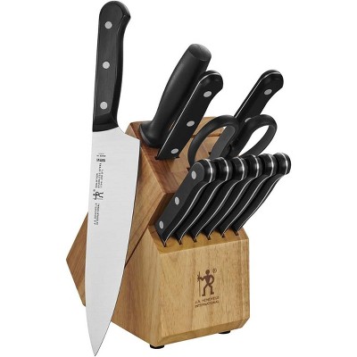 Henckels International Solution 12-pc Knife Block Set. - Natural