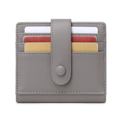 BEAFUP RFID Blocking Women's Wallet - PU Leather Slim Card Holder with 14 Card Slots & 1 Bill Compartment for Travel, Daily Use