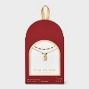 14K Gold Dipped Beaded Initial Necklace Set 2pc - A New Day™ Gold/Marron - 3 of 4