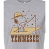 Women's - Peanuts - Tennessee Snoopy Cropped Graphic T-Shirt - 2 of 4