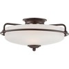 Quoizel Lighting Griffin 3 - Light Semi-Flush Mount in  Palladian Bronze - 3 of 4