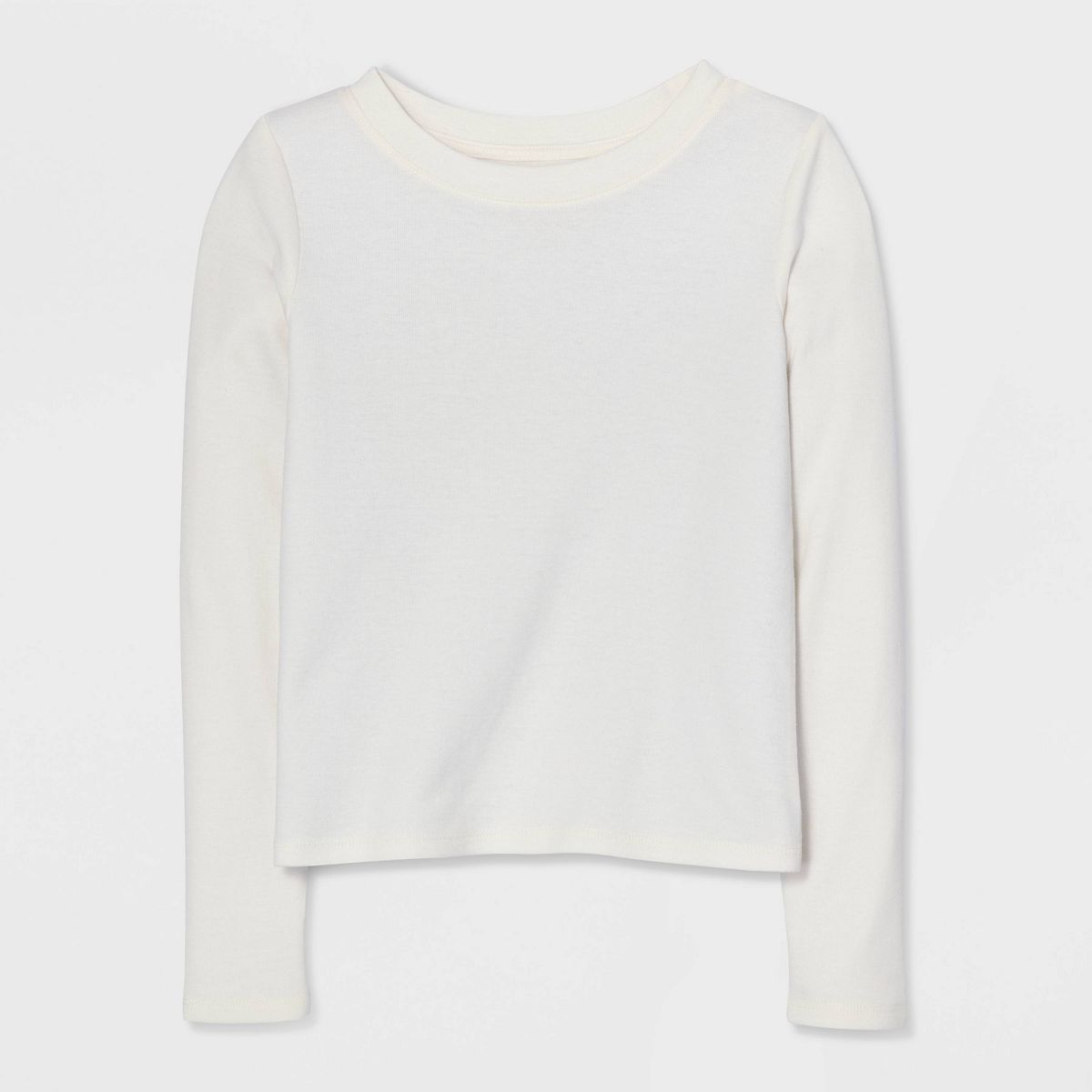 Girls' Long Sleeve Fitted T-Shirt - Cat & Jack™ - thumbnail 8