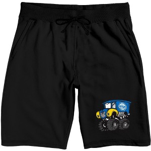 The Original Spam 4x4 Tractor Men's Black Sleep Pajama Shorts - 1 of 2