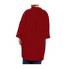 Women's Crinkle Cotton Long Sleeve Collar Button Up Tunic - Plus - On The Plus Side - 2 of 4