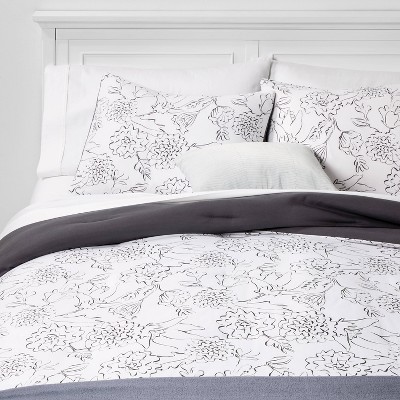 target white bed