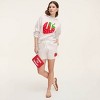 Women's Embroidered Strawberry Sweater Shorts - kate spade new york x Target Cream - 3 of 4