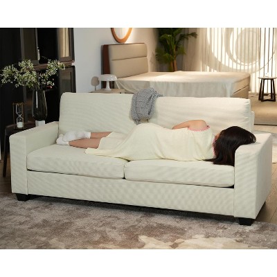 83 Inch Sofa, Comfy Couch, Modern Sofa, 3 Seater Sofa with Deep Seat, Lounge Cozy Sofa for Living Room Apartment Small Space, Corduroy Sofa