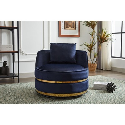 NicBex Accent Chair Swivel Chair with 360 Degrees Barrel Chair Comfy Chair Sofa Chair for Living Room, Bedroom