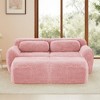 80'' Convertible Sectional Sofas with Chaise, Ottoman, 32D High-Density Sponge, and Anti-Slip Bottom Design - 2 of 4