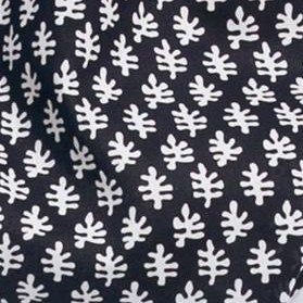 navy/white print