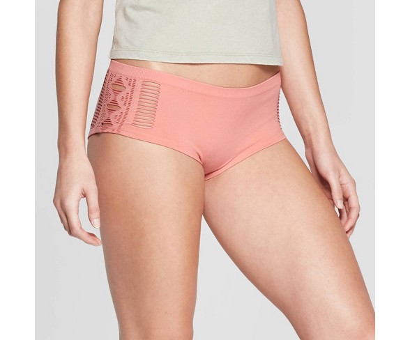 Women's Seamless Hipster - Colsie&#153; Coral Gala XL