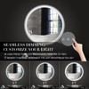 UNISOAR Round LED Bathroom Mirror with Lights - 3 of 4