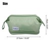 Unique Bargains Cosmetic Travel Bag Makeup Bag Waterproof Organizer Case Toiletry Bag for Women Nylon 27.5x19x15cm - 4 of 4