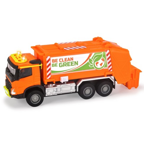 Majorette Volvo:  Truck Garbage Collector - Die-Cast Light & Sound Vehicle 3+ - image 1 of 4