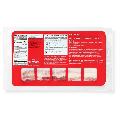 Hardwood Smoked Classic Cut Bacon - 16oz - Market Pantry™