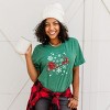 Santa Sleigh Glitter - Womens Short Sleeve Tee - 3 of 3