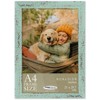 PosterPalooza | Photo Size Shabby Chic Green Picture Frame - UV Acrylic, Foam Board Backing, Hanging Hardware - 3 of 4