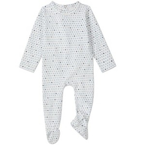 MiniMoi Baby and Toddler Boys "Petite Stars" Cotton Rich Footie - 1 of 3