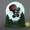 Funko E.T. The Extraterrestrial, Elliott Flying w/ E.T. Moon #1259 Glows in the Dark 8 inch large - 3 of 4