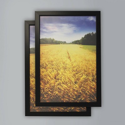 (Set of 2) 12" x 18" Poster Frame Black - Room Essentials™