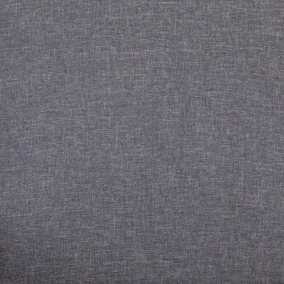 Gray Faux Linen Mid-Century Modern Accent Chair with Wooden Frame