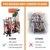 ZACHVO Rolling Garden Tool Organizer – Rake/Shovel Rack for Garage & Shed - 3 of 4