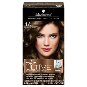 Schwarzkopf Color Ultime Deep Brunettes Hair Color 4.6 Macadamia Brown - 2.03 fl oz