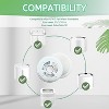 Nispira Cat Water Fountain Filter Replacements for Eversweet 2S/3/3 Solo/Solo SE Cybertail Pet Water Dispenser Triple Filtration, 12 Packs - 2 of 4